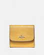 COACH®,SMALL WALLET,Silver/Canary 2,Front View
