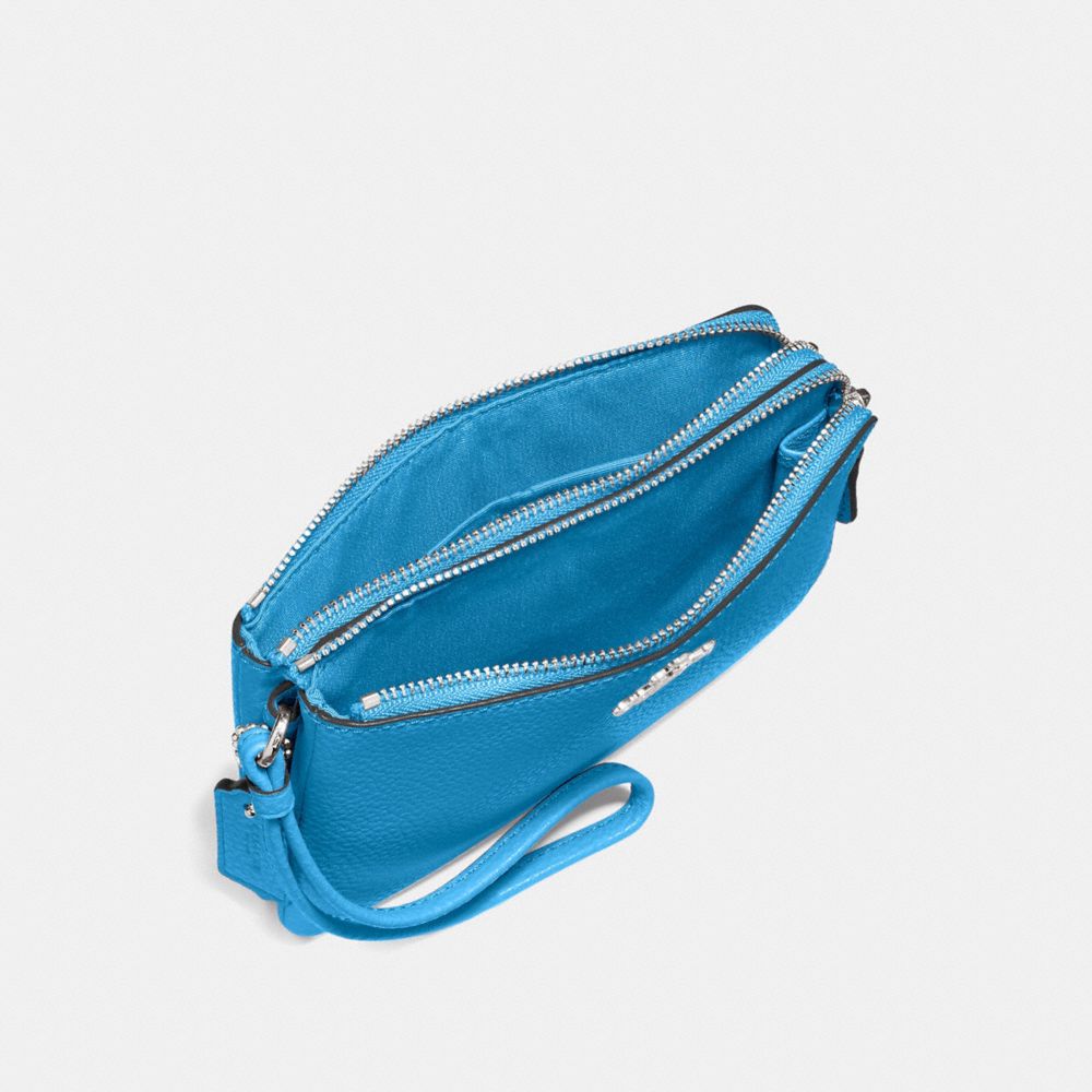 Double Corner Zip Wristlet