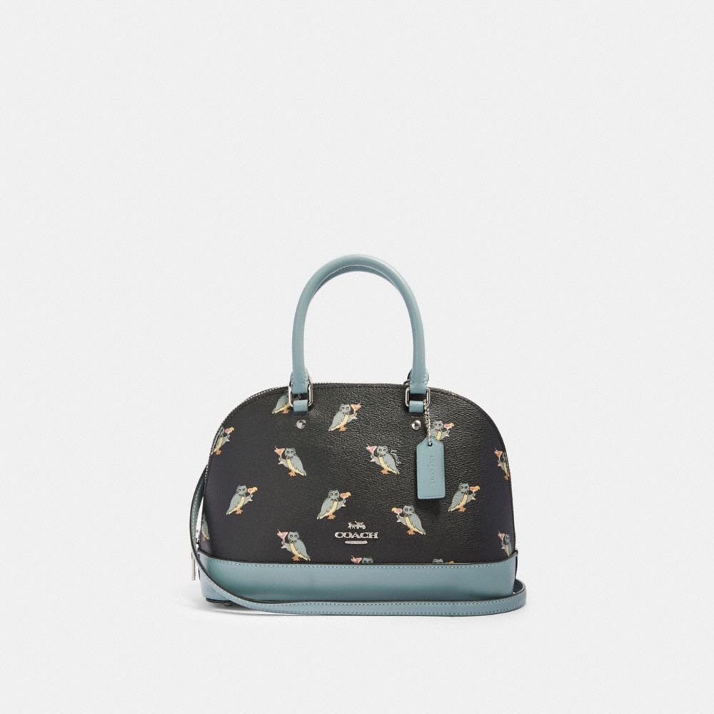 COACH Outlet Mini Sierra Satchel With Party Owl Print