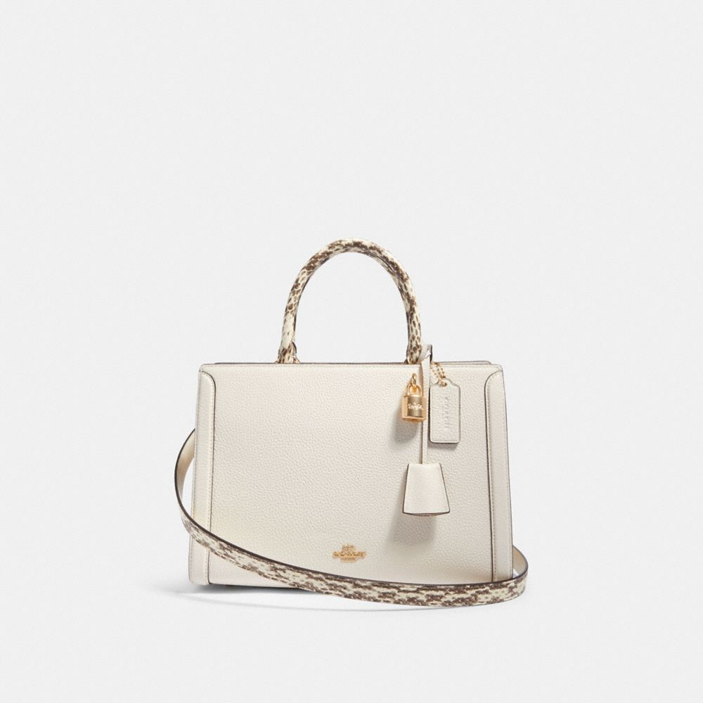 Coach zoe carryall discount colorblock