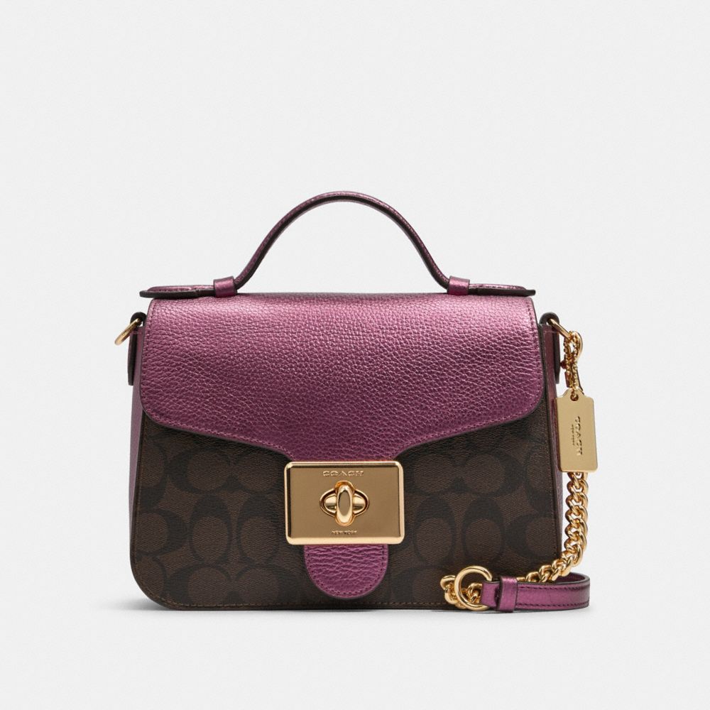 Cassidy Top Handle Crossbody In Signature Canvas