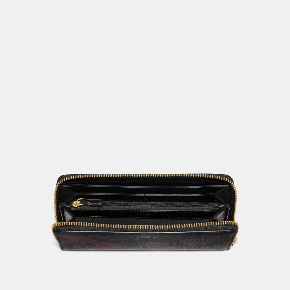 COACH® Outlet | Slim Accordion Zip Wallet With Halftone