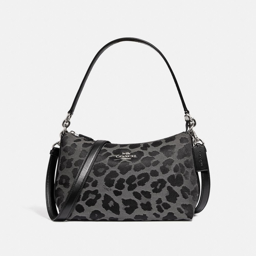 Coach lewis shoulder bag black sale