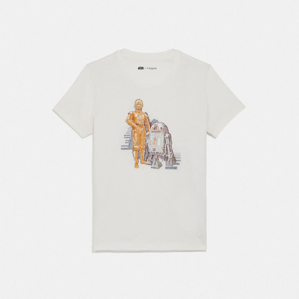 Star Wars X Coach C 3 Po And R2 D2 T Shirt