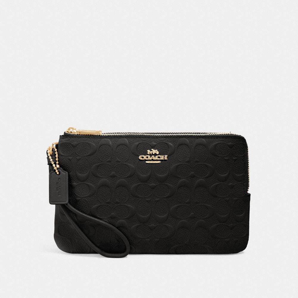 ◆DEINET◆ DEINET SIGNATURE WALLET IN BLACK KDCWC4S5311 COACH® Outlet | Medium Id Zip Wallet With Quilting