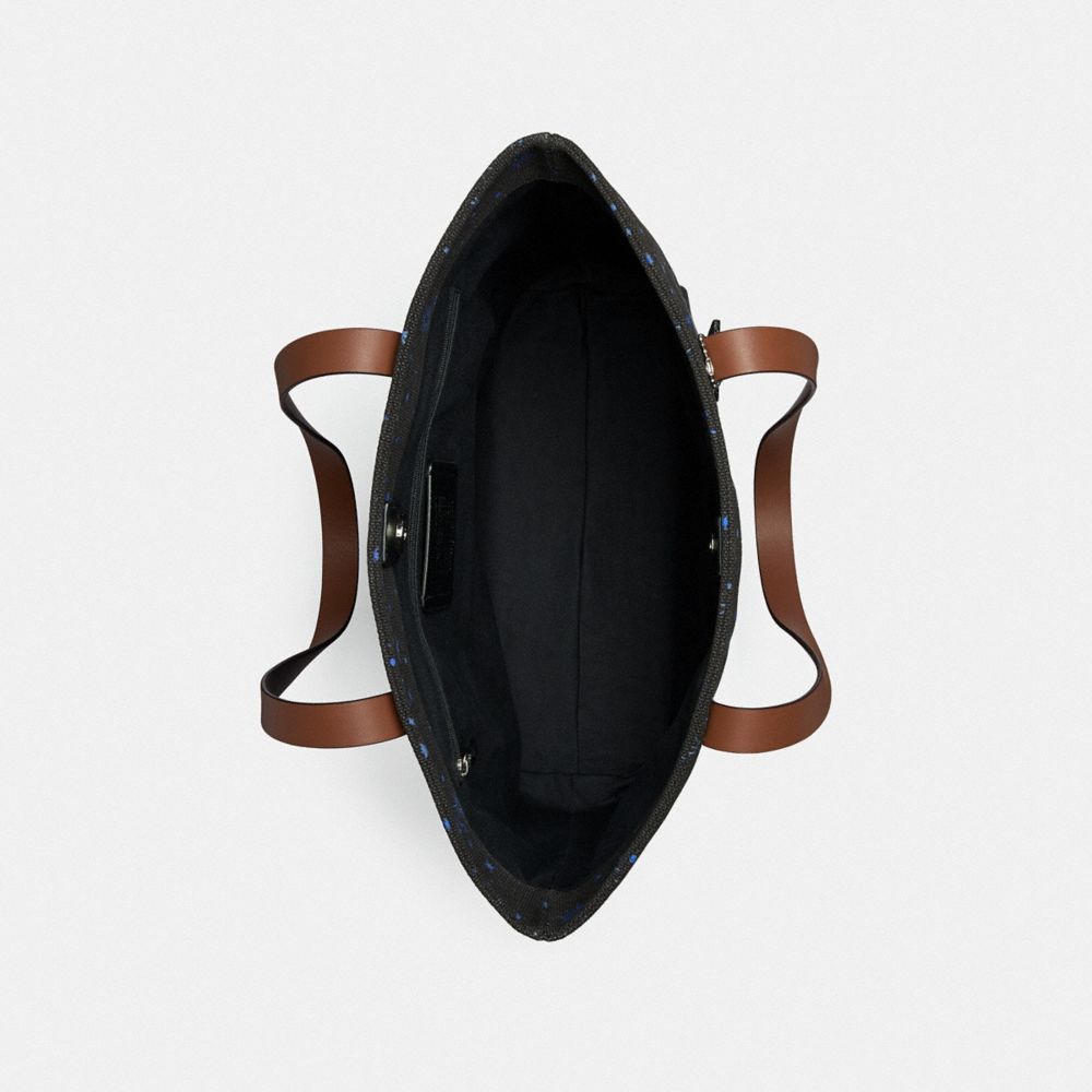 Star Wars X Coach Tote With Starry Print And Scroll Print