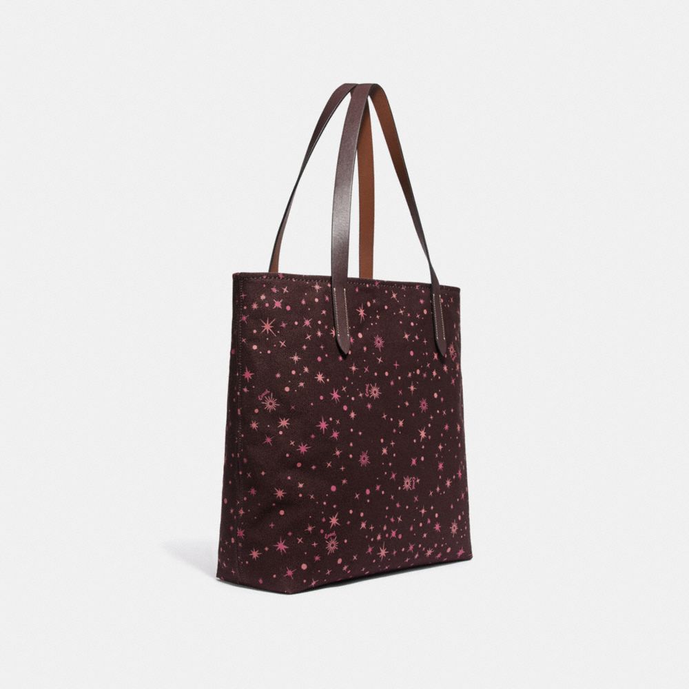 Star Wars X Coach Tote Avec Starry Imprimer Et la Princesse Leia Comme Boushh