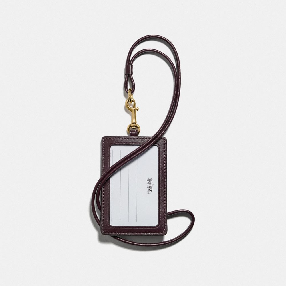 Id Lanyard In Signature Canvas With Victorian Floral Print