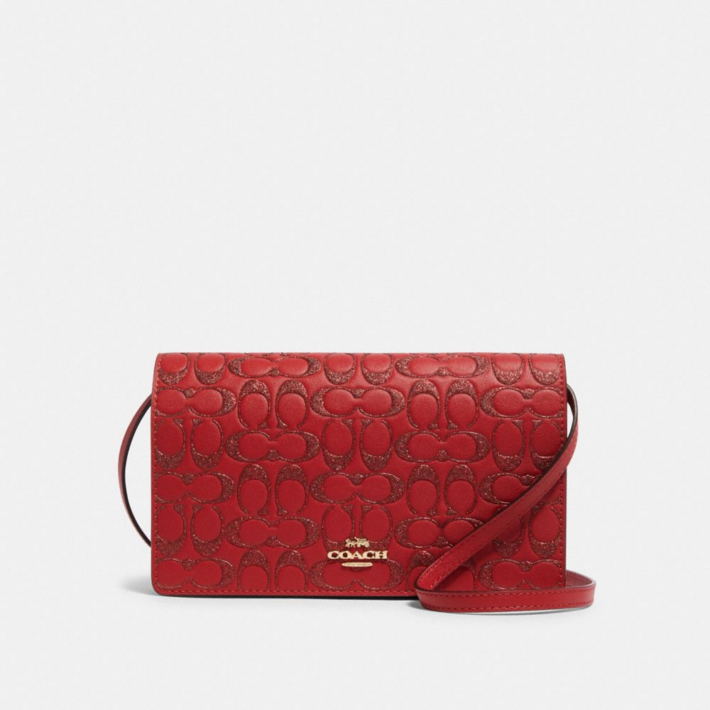 Hayden foldover crossbody clutch coach outlet sale