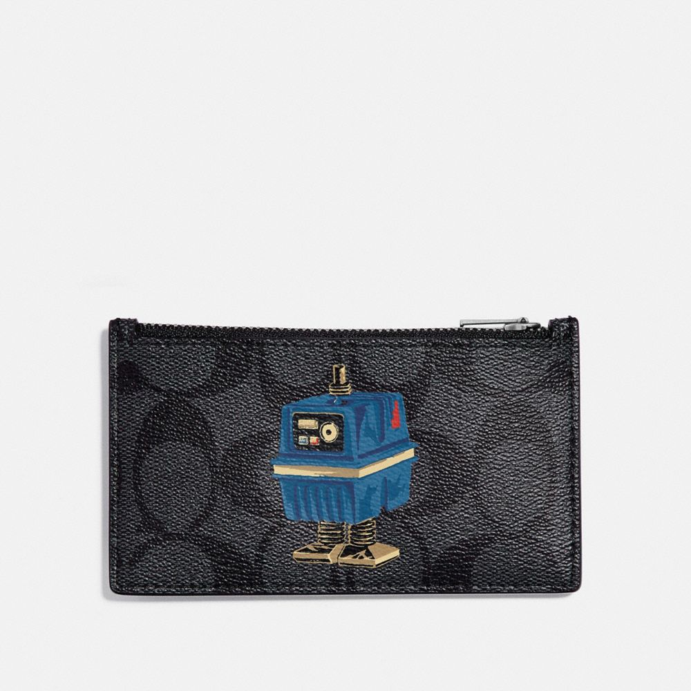 COACH® Outlet | Star Wars X Coach Zip Card Case In Signature