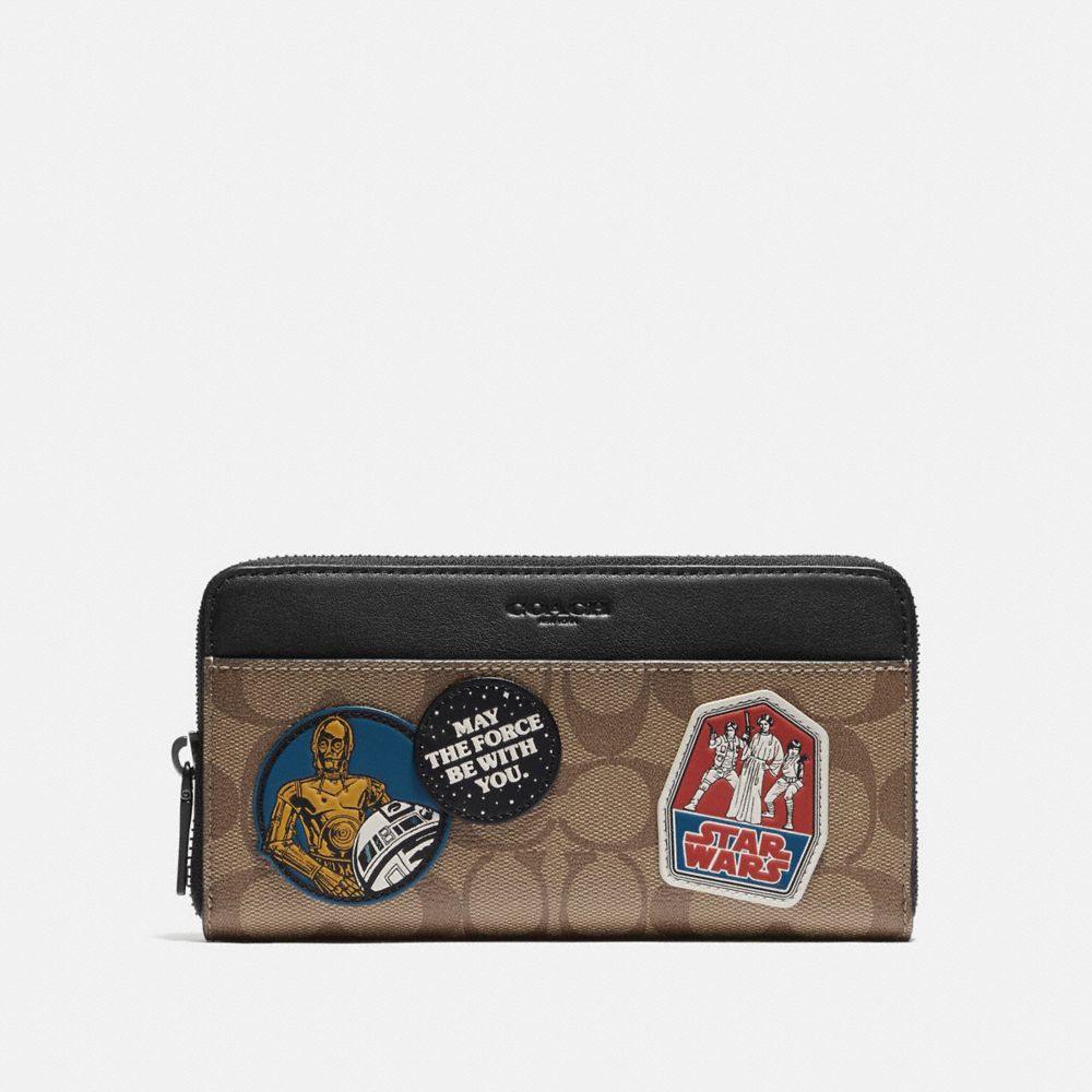 Coach star wars online wallet mens