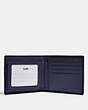 COACH®,3-IN-1 WALLET IN COLORBLOCK SIGNATURE CANVAS,Gunmetal/Charcoal Cadet,Inside View,Top View