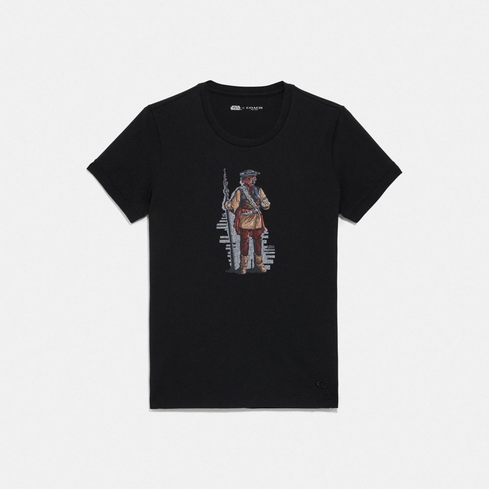 T-shirt Star Wars X Coach Princesse Leia As Boushh