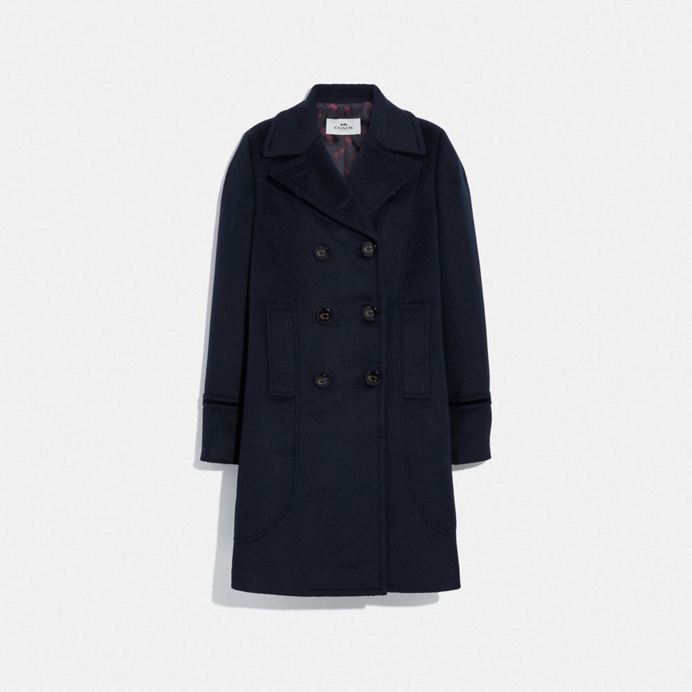 Coach tailored store wool coat