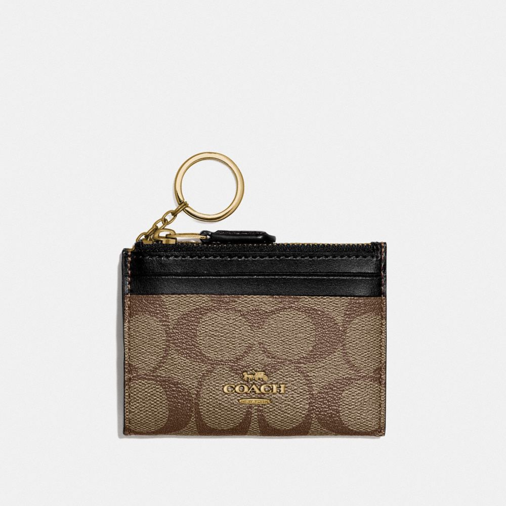 COACH®  Mini Skinny Id Case With Floral Print