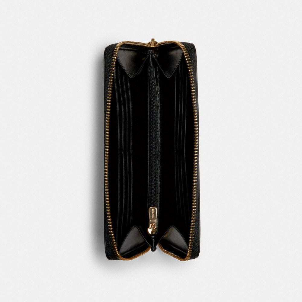 Accordion Zip Wallet In Signature Canvas With Party Mouse Print