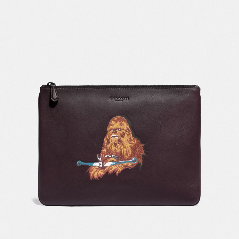 Grande pochette Star Wars X Coach avec Chewbacca