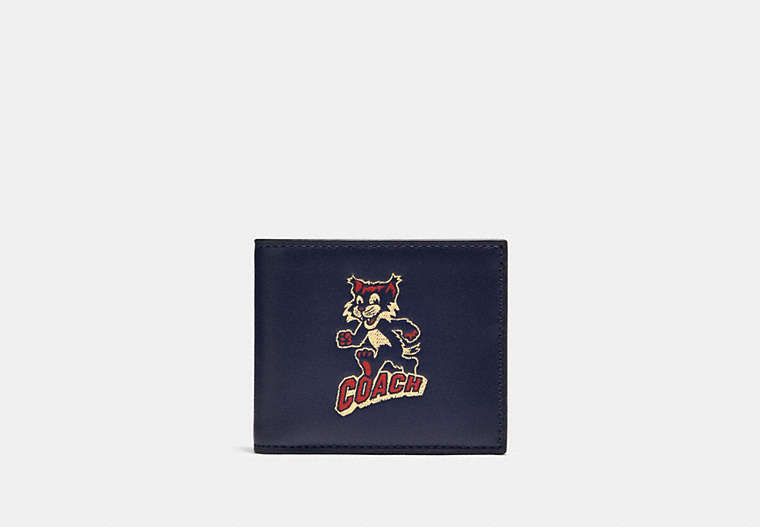 Id Billfold Wallet With Party Cat Print