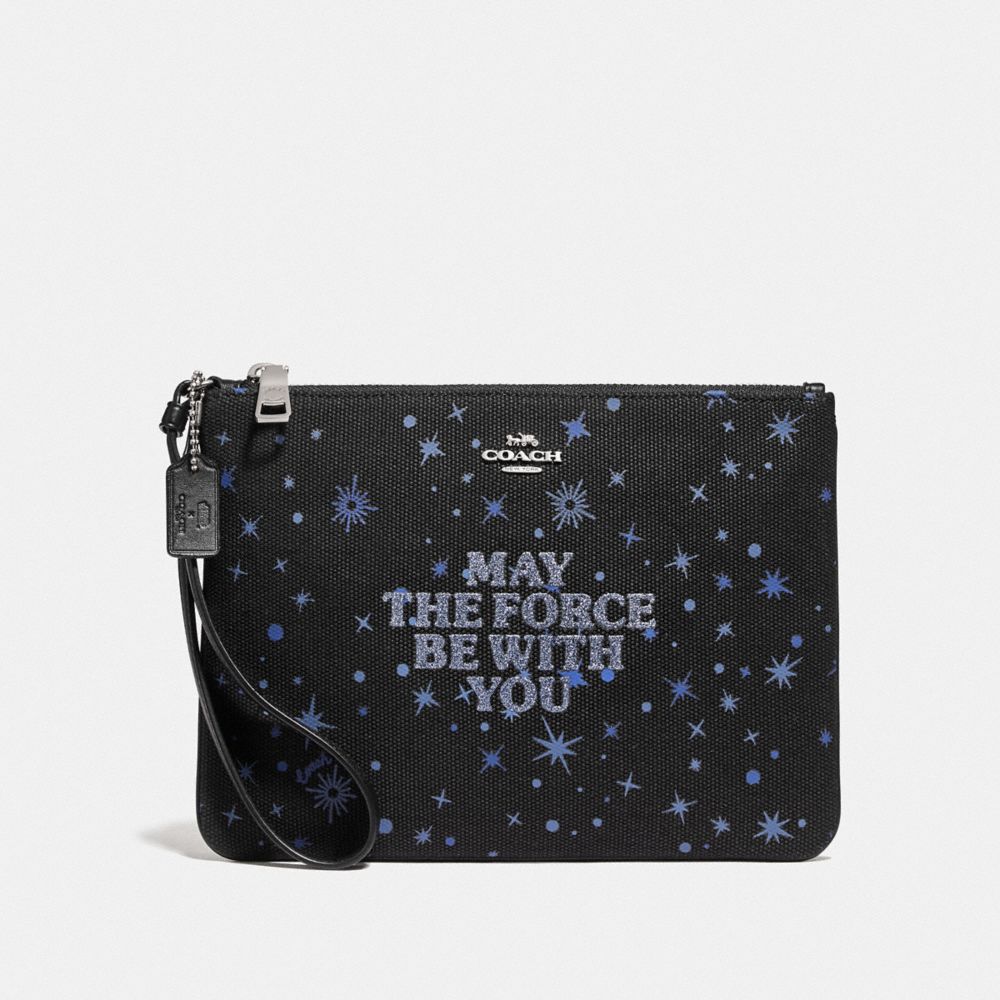 COACH® Outlet | Star Wars X Coach Gallery Pouch With May The Force