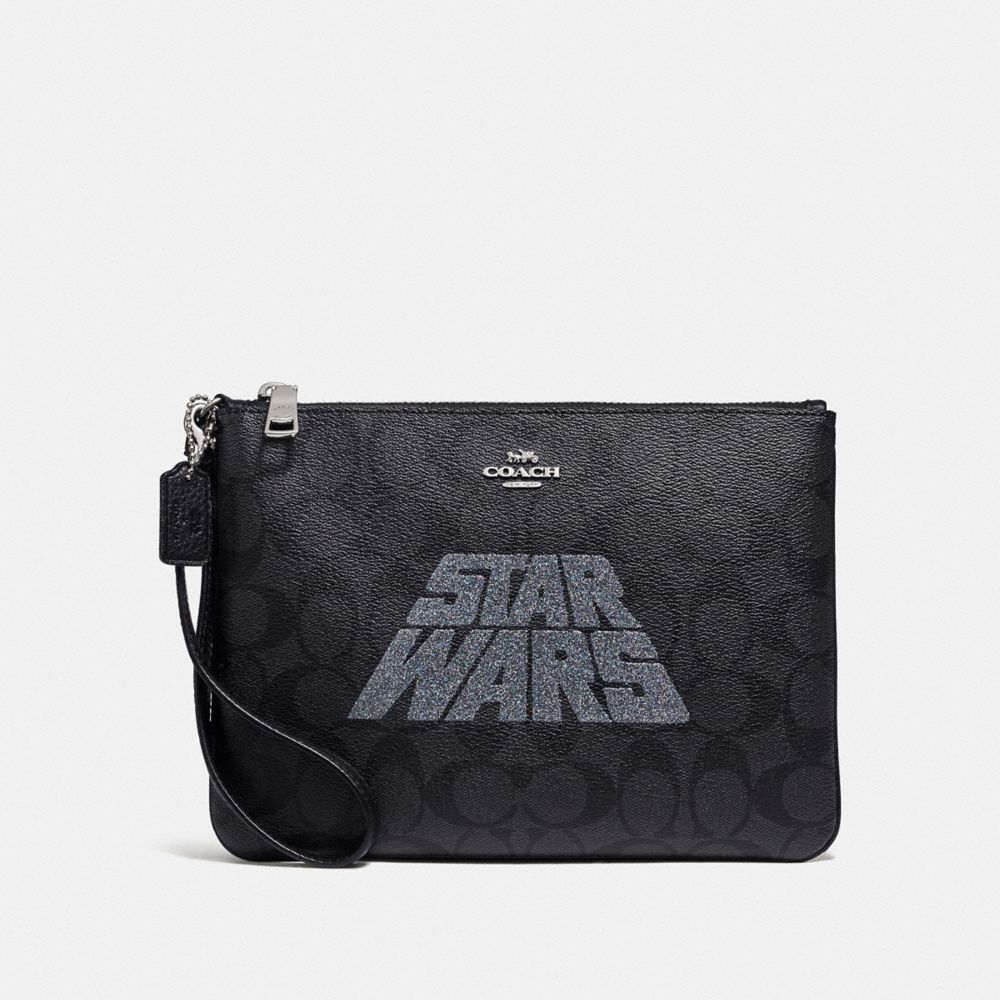 Pochette Star Wars X Coach Gallery En Toile Signature Avec Motif