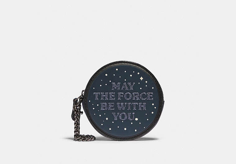 Star Wars X Coach Round Coin Case With May The Force Be With You