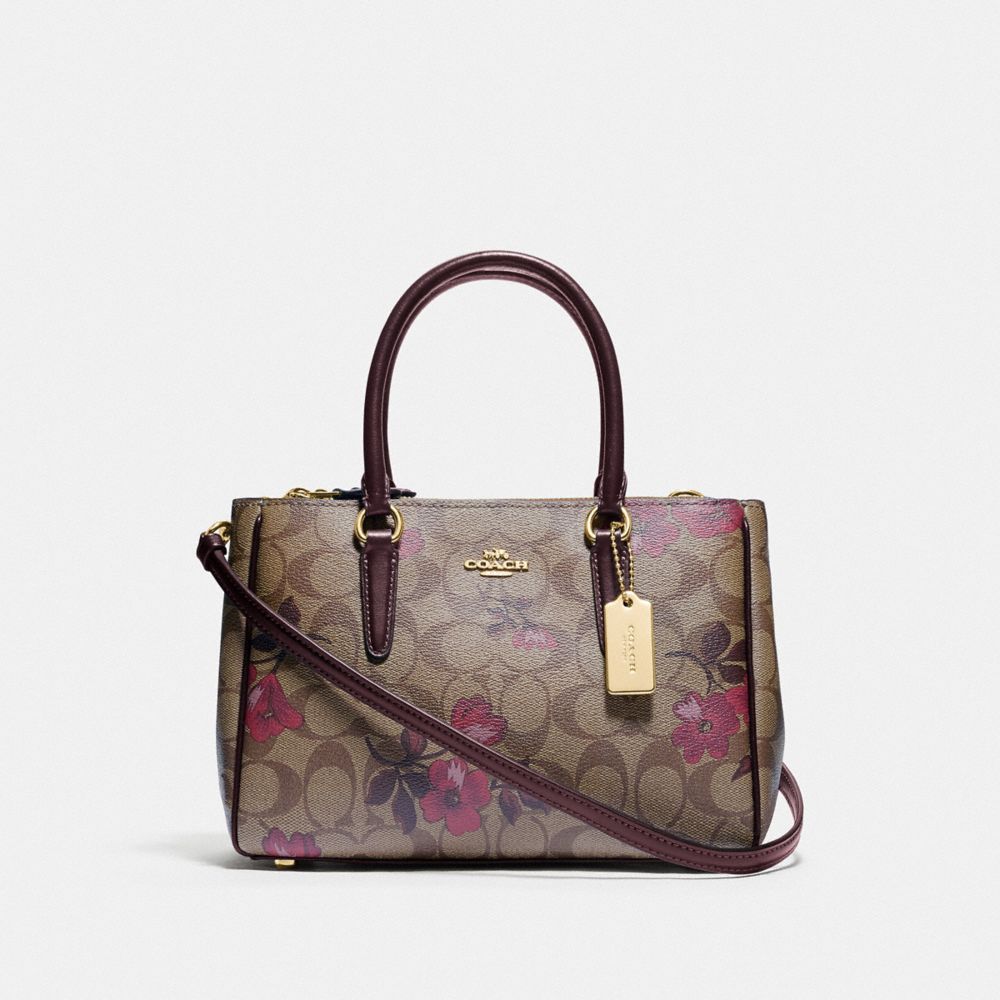 Coach mini 2024 surrey carryall