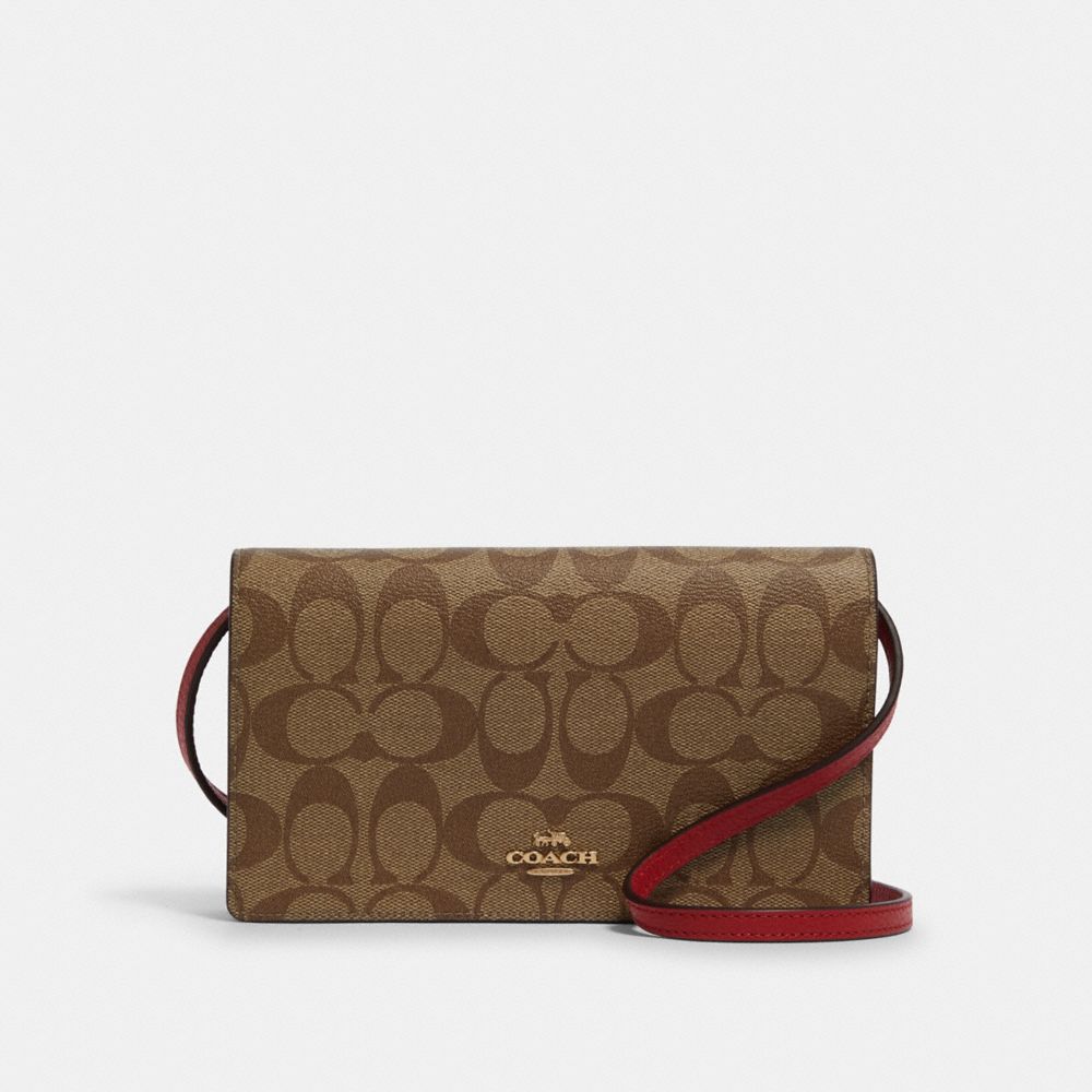 Hayden foldover crossbody store clutch