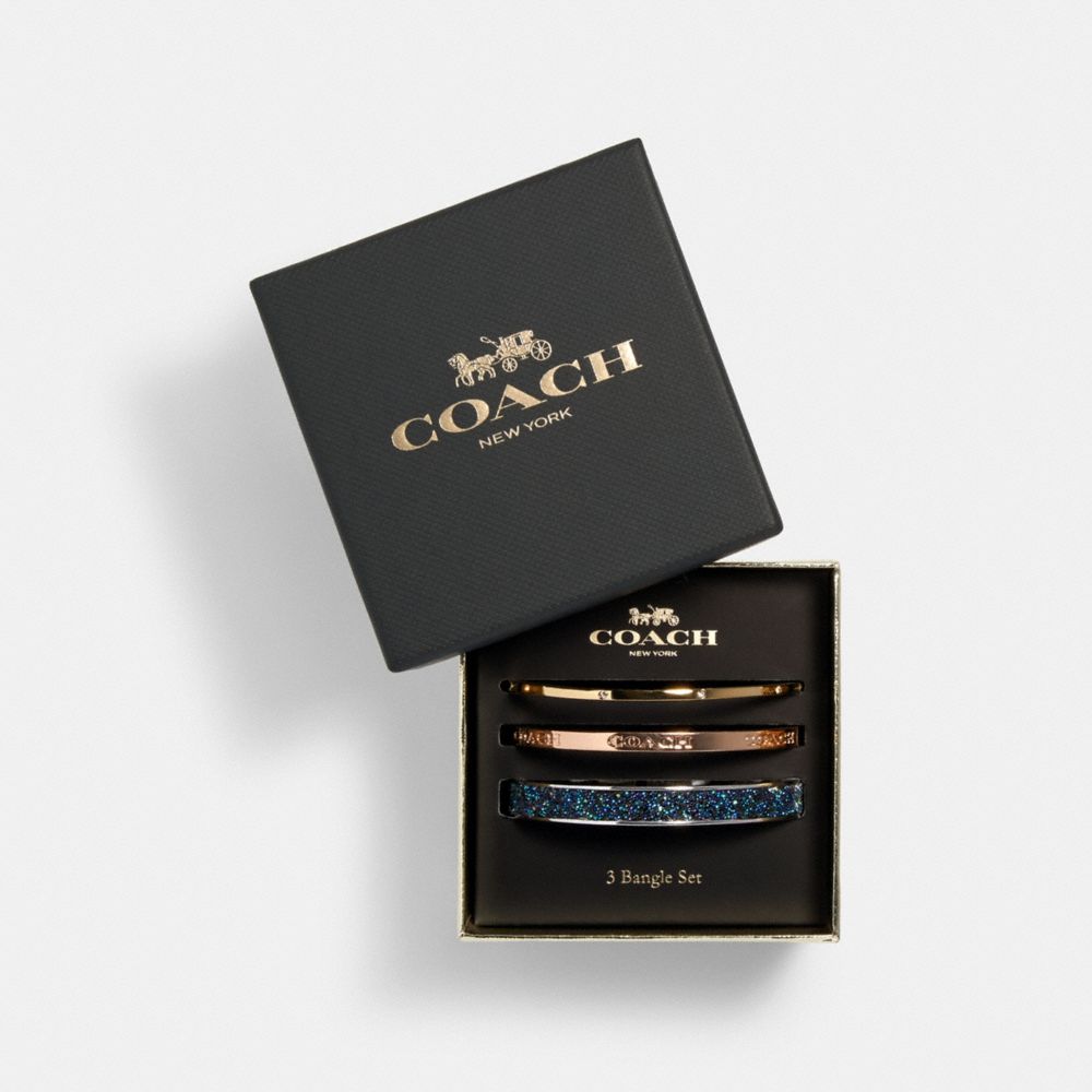 Stone Sparkle Bangle Set