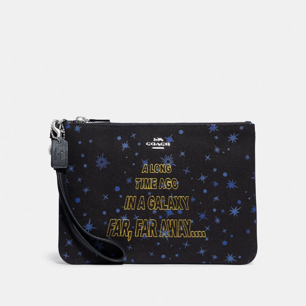 COACH® Outlet | Star Wars X Coach Gallery Pouch With Starry Print 