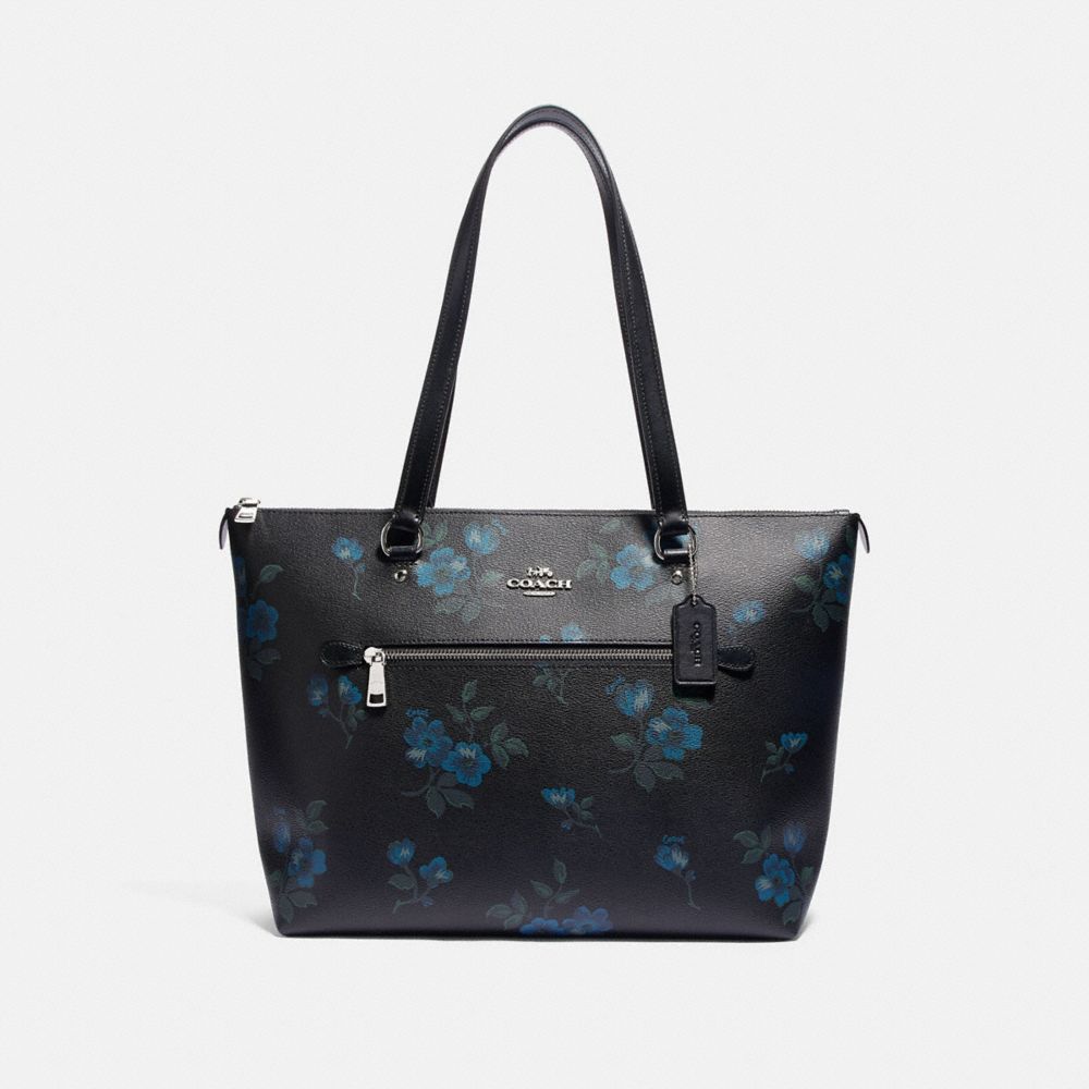 Gallery Tote With Victorian Floral Print