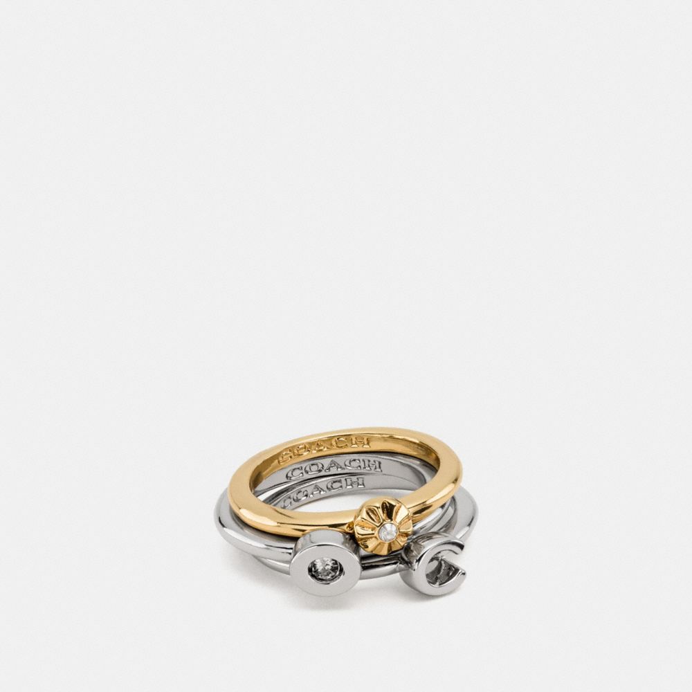 Coach Rivet Ring Set