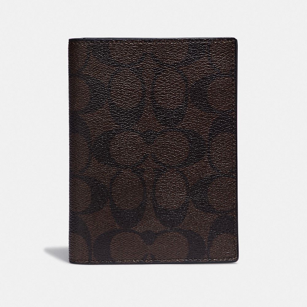 COACH® Outlet | Passport Case In Signature Canvas