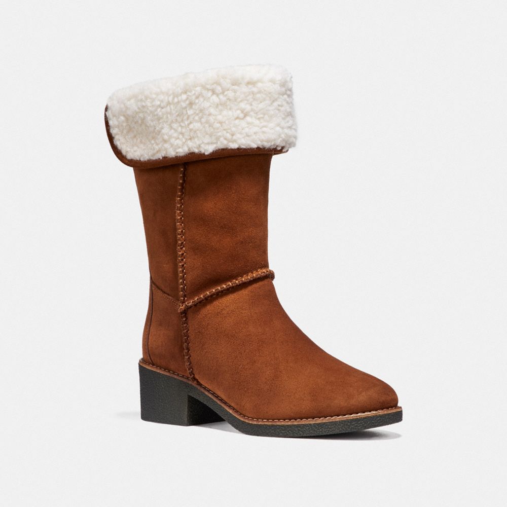 Turnlock Shearling Boot