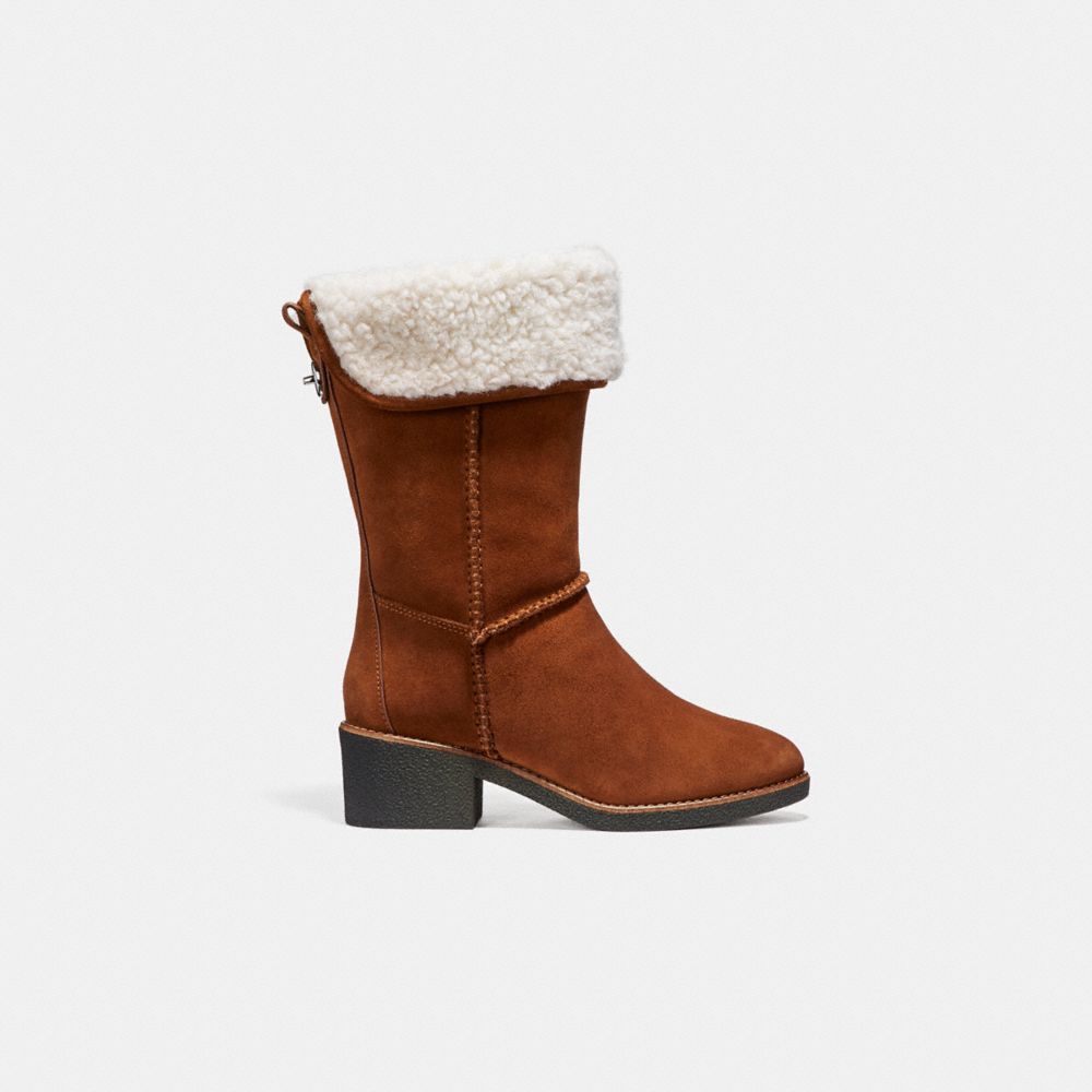 Turnlock Shearling Boot