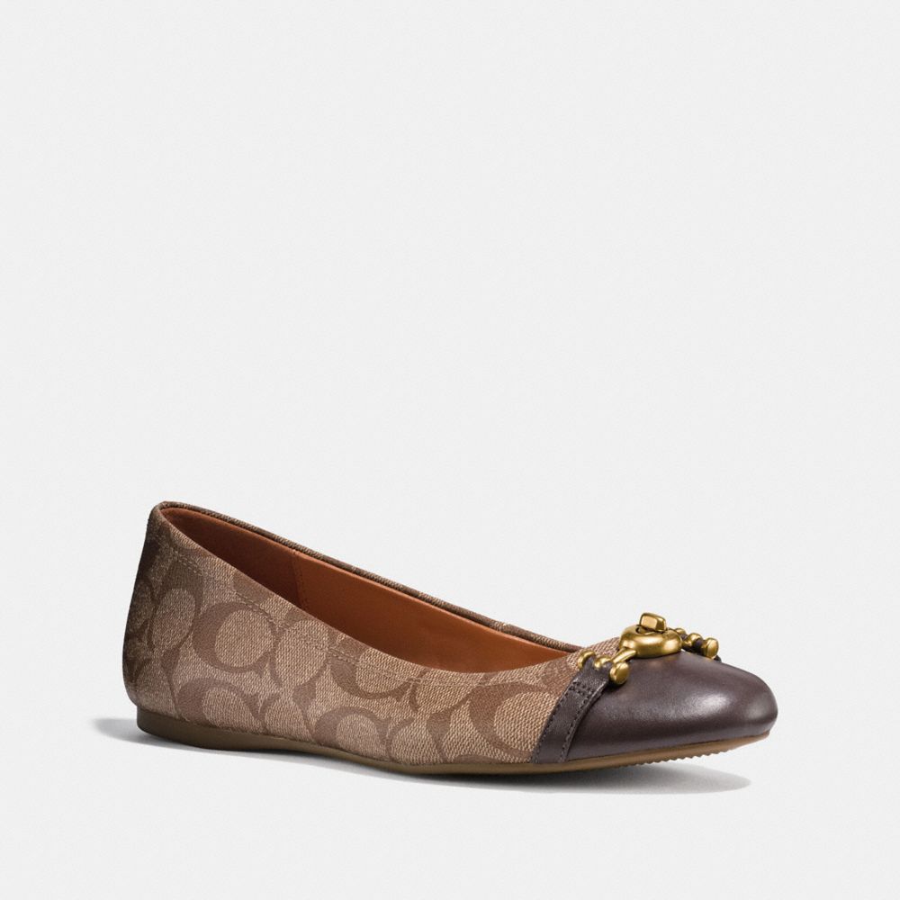 Coach outlet flat online shoes