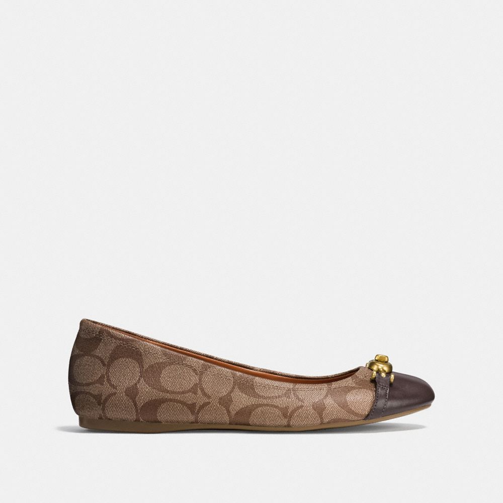 Coach leila best sale leather sandal