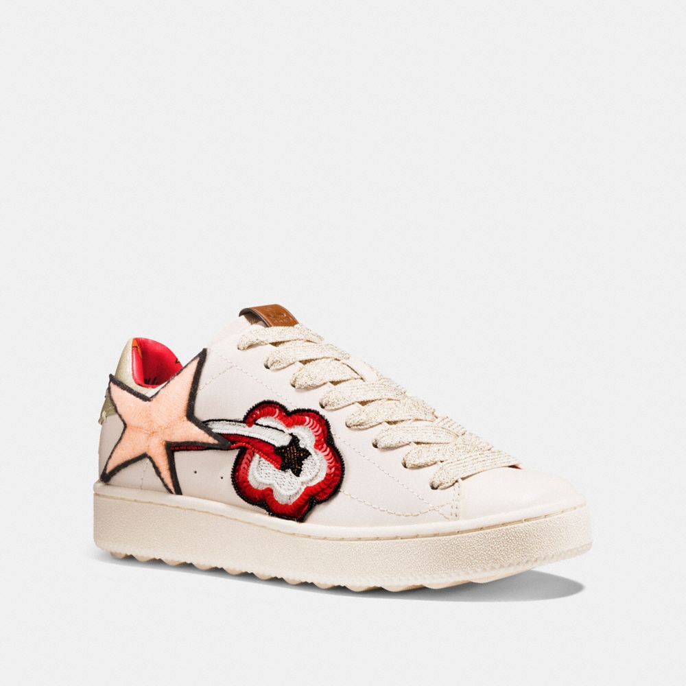 C101 Low Top Sneaker With Shooting Star Patches