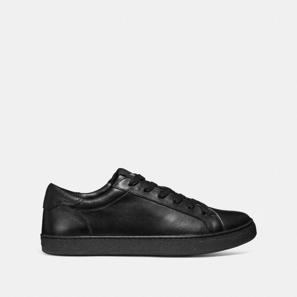 COACH®,C126 LOW TOP SNEAKER,Black,Angle View
