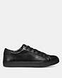 COACH®,C126 LOW TOP SNEAKER,Black,Angle View