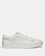 COACH®,C126 LOW TOP SNEAKER,White,Angle View