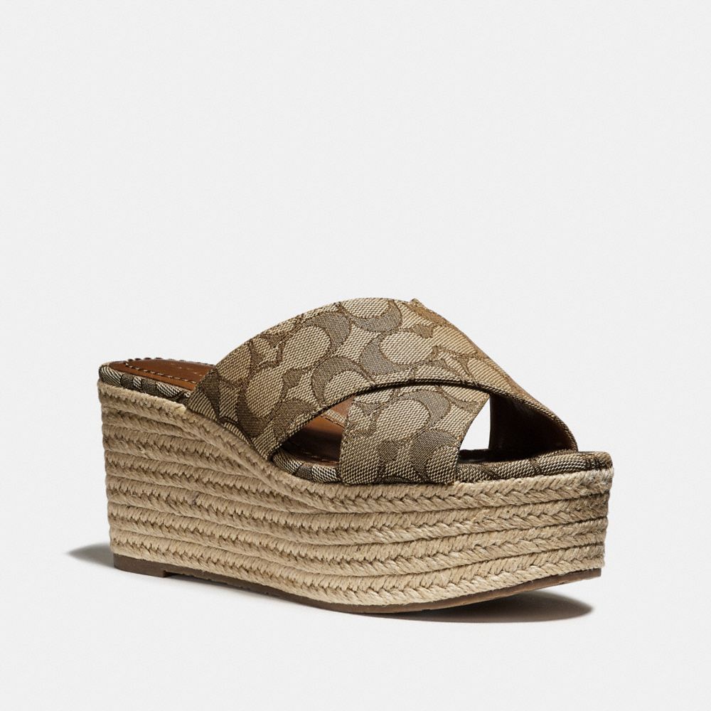 Slide Espadrille Wedge