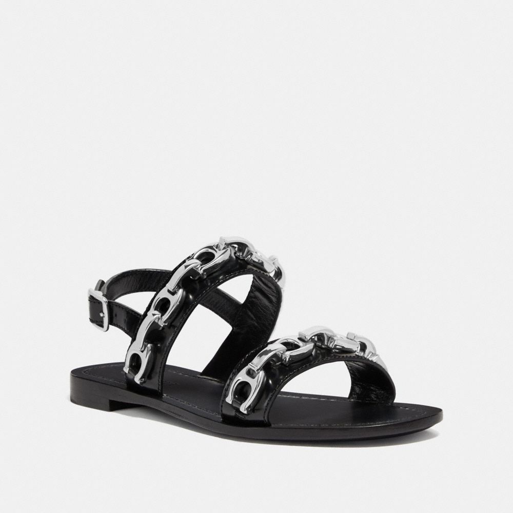 COACH®,Eden Sandal,,Front View