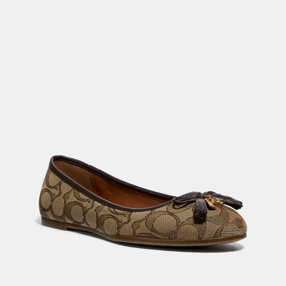 Coach benni 2024 ballet flat