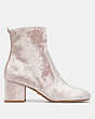 COACH®,JULIET ANKLE BOOTIE,Blush.,Angle View