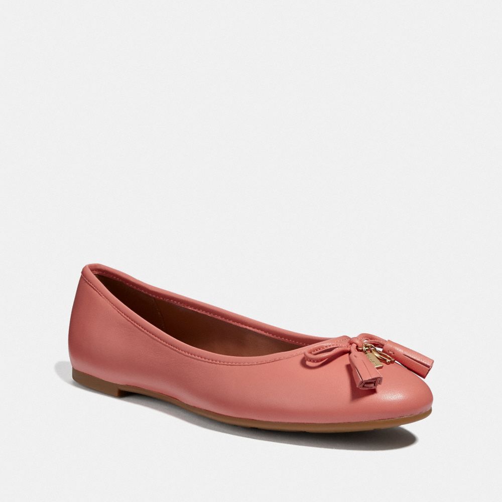 Coach leather flats sale