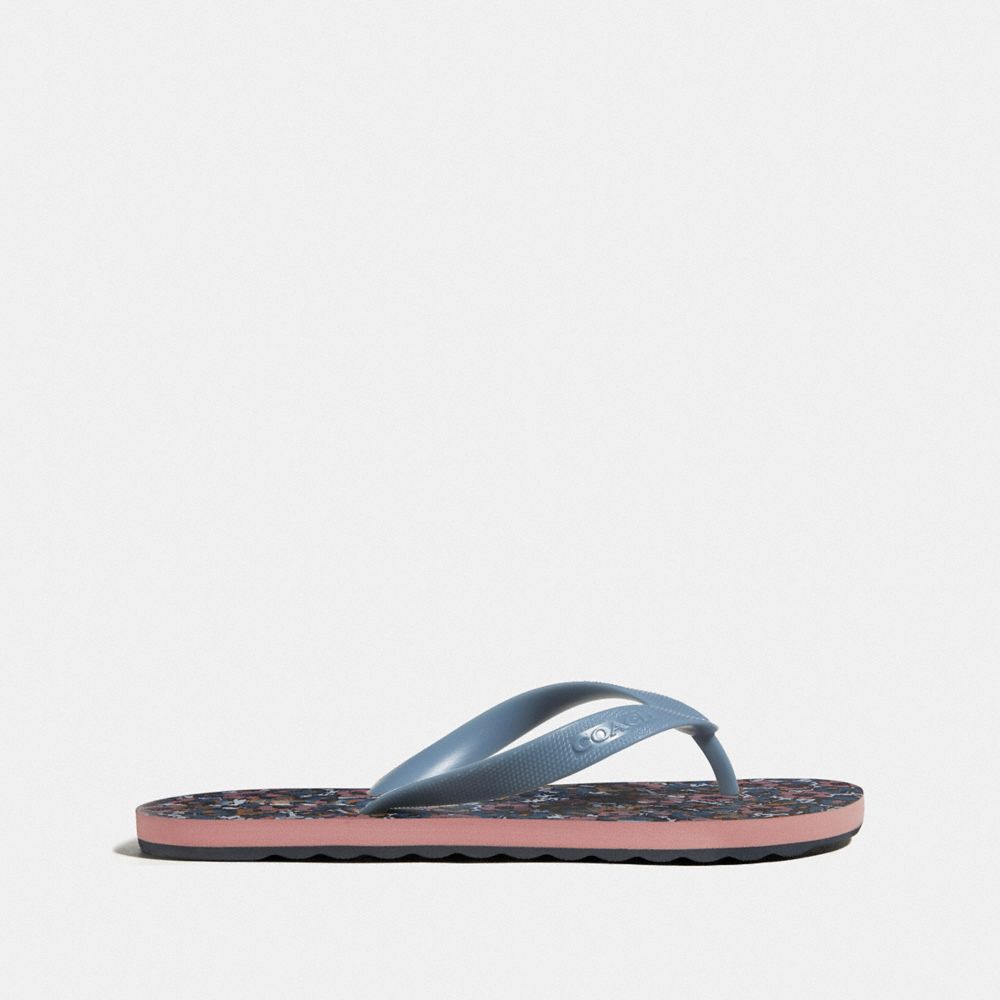 Zak Flip Flop With Floral Print