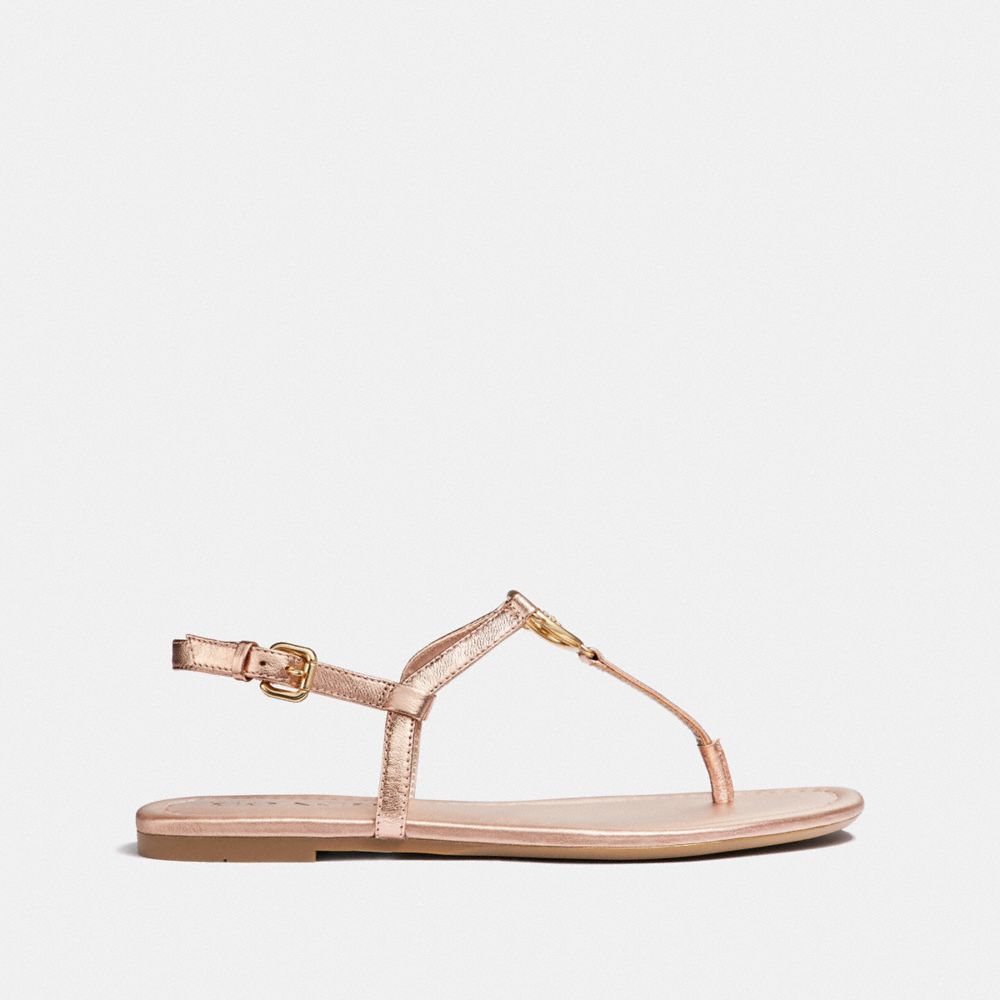 coach JASMIN LTR SANDAL ピンク サンダル - サンダル