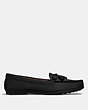 COACH®,GREENWICH LOAFER,Leather,Black,Angle View