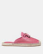 COACH®,CASSIDY ESPADRILLE,PINK RUBY,Angle View