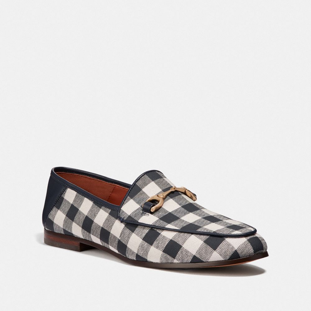 COACH® Outlet | Haley Loafer With Gingham Print